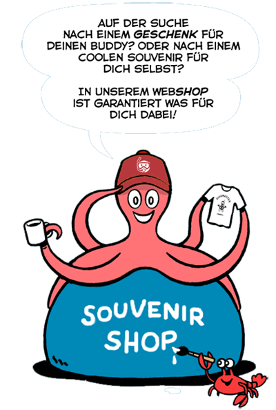 tauchen scuba shop geschenkideen oktopus hummer